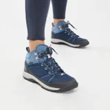 QUECHUA Dámske turistické legíny NH100 modré L (W33 L31) · záber 2