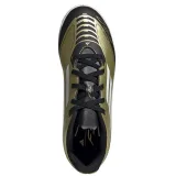 Chlapecké fotbalové kopačky halové ADIDAS F50 Club Messi Jr IC gold met cloud white core black · záber 3