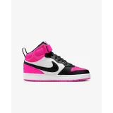 Dívčí vycházková obuv NIKE Court Borough Mid 2 Jr white black fierce pink · záber 2