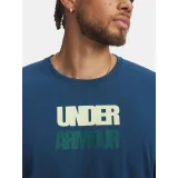 Pánske tričko s krátkym rukávom UNDER ARMOUR UA M BLOCK LOGO SS-BLU · záber 3
