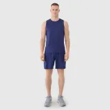 Pánské sportovní rychleschnoucí kraťasy - tmavě modré · záber 1