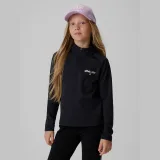 Longsleeve slim s potlačou dievčenský - čierny · záber 2