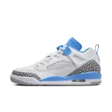 Pánská rekreační obuv NIKE Air Jordan Spizike Low white wolf grey anthracite university blue · záber 2