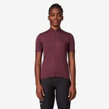 VAN RYSEL Dámsky cyklistický dres Essential krátky rukáv bordový XS · záber 1
