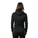 Dámská turistická fleece mikina s kapucí NORTHFINDER RHIANNA-411greyblack · záber 5