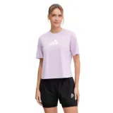 Dámské tréninkové tričko s krátkým rukávem ADIDAS WE BL TEE POWPLU · záber 1