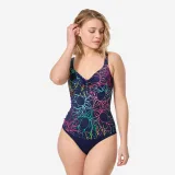 DECATHLON Dámske jednodielne plavky Doli Nenu zoštíhľujúce L-XL · záber 1