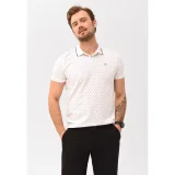 Pánské polo tričko s krátkým rukávem VOLCANO CARO-100-WHITE · záber 2