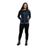 Dámská turistická softshellová bunda NORTHFINDER DONNA-387-blueblue · záber 2