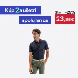 INESIS Pánska golfová polokošeľa MW500 tmavomodrá L · záber 1