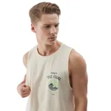 Pánske tielko 4F TSHIRT-WSS24TTSHM1319-83S-BEIGE · záber 4
