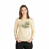 Dámske turistické tričko s dlhým rukávom NORTHFINDER DIYA-529creamwhite · záber 1