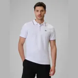 Pánske polo tričko regular - biele - Farba: biela | Pohlavie: Pánske · záber 1
