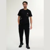 T-shirt regular s potlačou pánsky - čierny · záber 6