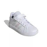 Dívčí rekreační obuv ADIDAS Grand Court 2.0 K cloud white clear pink · záber 3