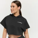 Дамски суичър Relay Cropped Black - GymBeam - Размер: XS | Тегло: 0,3216 g | Опаковка: 57 · záber 1