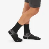 QUECHUA Vysoké turistické ponožky Hike 500 2 páry čierne 35-38 · záber 2