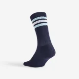 ADIDAS ADIDAS vysoké ponožky na raketové športy 3 páry modro-biele 43-45 · záber 2