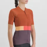 Dámský cyklistický dres s krátkým rukávem SPORTFUL Snap w jrs, huckleberry cayenna red · záber 5