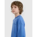Chlapecká mikina 4F JUNIOR SWEATSHIRT-JWSS25TSWSM1713-34S-BLUE · záber 2