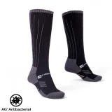 Merino podkolienky inSPORTline Meritic Ski AG+ antibakteriálne Farba čierno-šedá, · záber 1