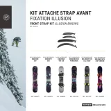 DREAMSCAPE Predné pásky na snowboardové viazanie Wed'ze bez · záber 2