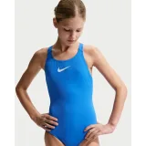Lány úszó egyrészes fürdőruhája NIKE SWIM Essential BLUE CRISTAL · záber 2