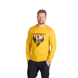 Pánské turistické tričko s dlouhým rukávem NORTHFINDER CLAIR-314goldenyellow · záber 2