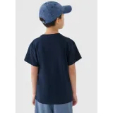 Chlapecké tričko s krátkým rukávem 4F JUNIOR TSHIRT M2331-31S-NAVY · záber 3