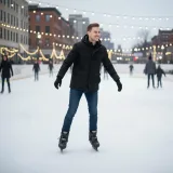 Zimné korčule inSPORTline Niorto Farba čierna, · záber 3