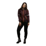 Dámská turistická softshellová bunda NORTHFINDER DONNA-481-plum · záber 2