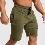 Pánske teplákové kraťasy Iron Aesthetics Force, vojenská zelená · záber 5