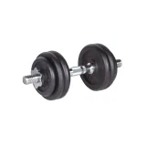 Nakladací činkový set inSPORTline Castblack 160+40 cm/30 mm 80kg · záber 3