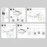 PONGORI Stĺpiky na vnútorný stôl na stolný tenis 2 ks bez · záber 2