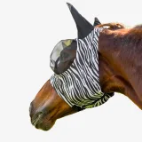 WALDHAUSEN WALDHAUSEN maska proti hmyzu pre kone a poníky vzor zebra FS · záber 2