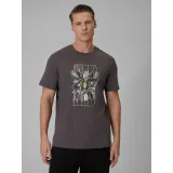 Pánské tričko s krátkým rukávem 4F TSHIRT M2664-24S-MIDDLE GREY · záber 2