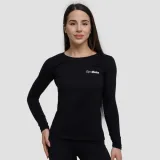 GymBeam Dámské triko s dlouhým rukávem Basic Black - Velikost: XS | Barva: čierna | Pohlavie: Dámské | Hmotnost: 0,137 kg · záber 5