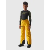 Chlapecké lyžařské kalhoty 4F JUNIOR TROUSERS FNK-JAW23TFTRM360-71S-YELLOW · záber 5
