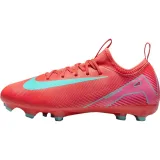 Chlapecké fotbalové kopačky outdoorové NIKE Mercurial Vapor 16 Academy Jr FG MG ember glow aurora green · záber 2