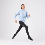 KIPRUN Dámske bežecké legíny Run Warm hrejivé dymovo-čierne XL (W35 L31) · záber 2