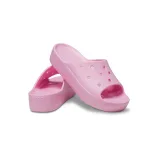 Dámské pantofle (plážová obuv) CROCS Classic Platform Slide flamingo · záber 4