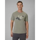 Pánské tričko s krátkým rukávem 4F TSHIRT M2667-43S-KHAKI · záber 2