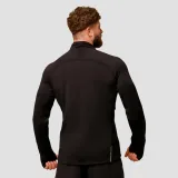 GymBeam Pulse 1/2 Zip Running Sweatshirt Black - Velikost: M | Barva: Čierna | Hmotnost: 0,26 kg | Balení: 45 · záber 3