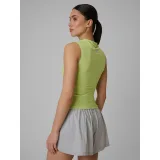 Dámské tréninkové tričko bez rukávů 4F SLEEVELESS FNK F0749-42S-LIGHT GREEN · záber 4