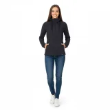 Dámská zateplená turistická mikina se zipem NORTHFINDER BRIANNE-269black · záber 2