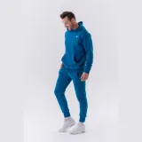 NEBBIA Men‘s Hoodie Pouch Pocket Blue · záber 5