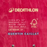 DECATHLON Skateboardová doska DK500 POPSICLE javor 8,25" grafika od Quentin Caillat 8,25" · záber 2