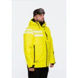 Pánská lyžařská bunda AUTHORITY SJ-ATENTION neon green · záber 3