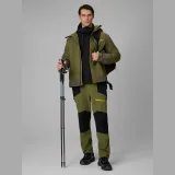 Pánská trekingová bunda membrána 8000 - khaki · záber 2