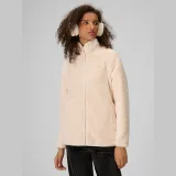 Dámsky loose fleece so stojačikom - krémový · záber 2